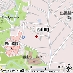 静岡県浜松市中央区西山町445周辺の地図