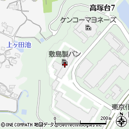 敷島製パン株式会社　神戸冷食プラント周辺の地図