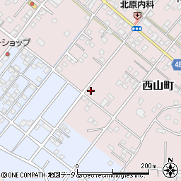 静岡県浜松市中央区西山町2421周辺の地図