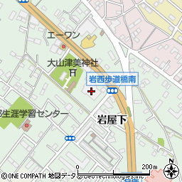 ダイソー豊橋岩屋町店周辺の地図