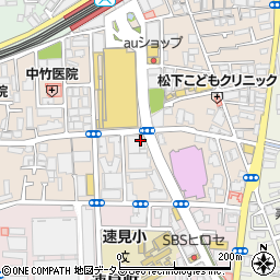 セブンイレブン門真古川橋店周辺の地図