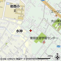愛知県豊橋市岩屋町岩屋下83周辺の地図
