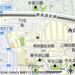 兵庫県尼崎市西立花町5丁目2周辺の地図