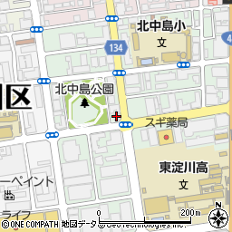ダイアパレス新大阪宮原周辺の地図
