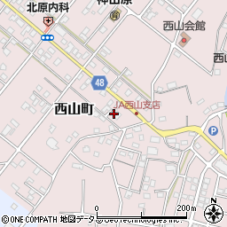 静岡県浜松市中央区西山町2245周辺の地図