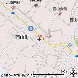 静岡県浜松市中央区西山町2242周辺の地図