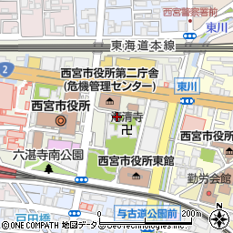〒662-0918 兵庫県西宮市六湛寺町の地図