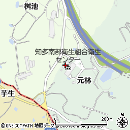 愛知県知多郡美浜町豊丘元林周辺の地図