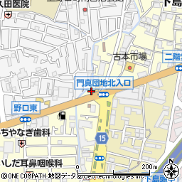 大阪府門真市下島町21-35周辺の地図