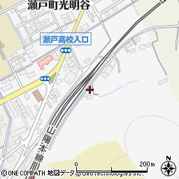 岡山県岡山市東区瀬戸町光明谷93周辺の地図