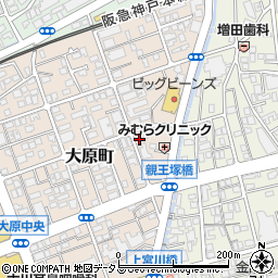 兵庫県芦屋市大原町15-6周辺の地図