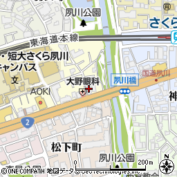 大阪協栄信用組合西宮支店周辺の地図