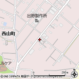 静岡県浜松市中央区西山町70周辺の地図
