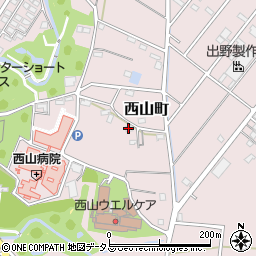 静岡県浜松市中央区西山町454周辺の地図