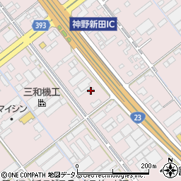 愛知県豊橋市神野新田町ワノ割57周辺の地図