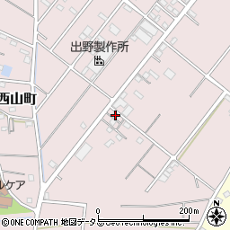 静岡県浜松市中央区西山町58周辺の地図