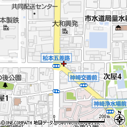 ママクック次屋店周辺の地図