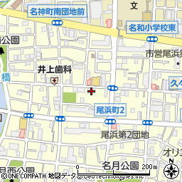 リハビリデイ芦風荘尾浜事業所周辺の地図