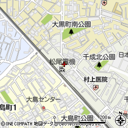 セブンイレブン豊中千成町店周辺の地図