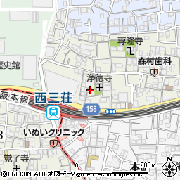 大阪府門真市元町20-6周辺の地図