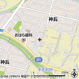 静岡県袋井市神長19周辺の地図