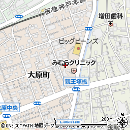 兵庫県芦屋市大原町15-7周辺の地図