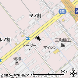 愛知県豊橋市神野新田町ヲノ割17周辺の地図