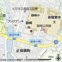 兵庫県赤穂市朝日町周辺の地図