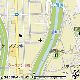 静岡県菊川市加茂6171周辺の地図