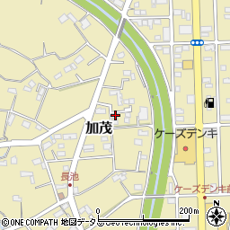 静岡県菊川市加茂3872周辺の地図