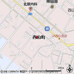 静岡県浜松市中央区西山町2379周辺の地図
