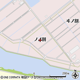 愛知県豊橋市神野新田町ノノ割周辺の地図