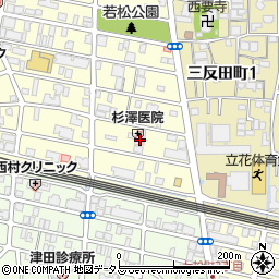 杉澤医院周辺の地図