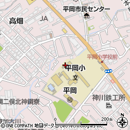 兵庫県加古川市平岡町周辺の地図