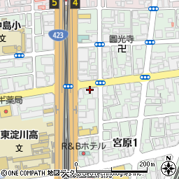 光栄電池株式会社大阪支店周辺の地図