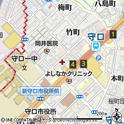 大阪府守口市松町5周辺の地図
