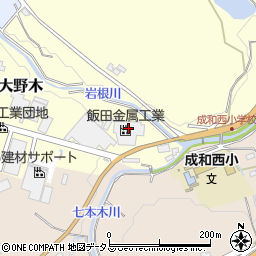 飯田金属工業周辺の地図