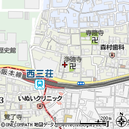 大阪府門真市元町20-20周辺の地図