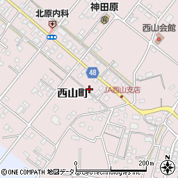 静岡県浜松市中央区西山町2349周辺の地図