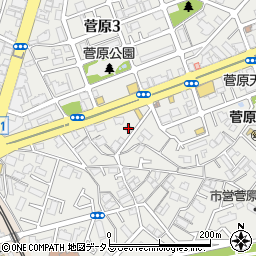 菅原第２リバーサイド周辺の地図