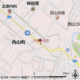 静岡県浜松市中央区西山町2237周辺の地図
