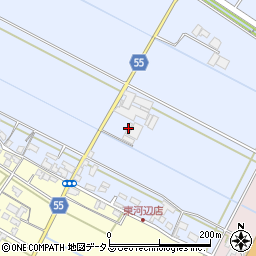 有限会社亀井園芸　津インター農場周辺の地図