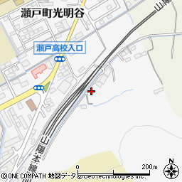 岡山県岡山市東区瀬戸町光明谷103周辺の地図