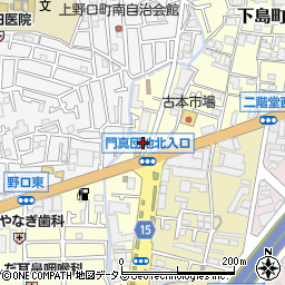 大阪府門真市下島町21-33周辺の地図