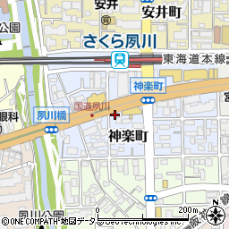 夙川司ビル周辺の地図
