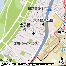 いきいきグループホーム太子橋周辺の地図