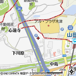 タイムズ山田川駅前第２駐車場周辺の地図