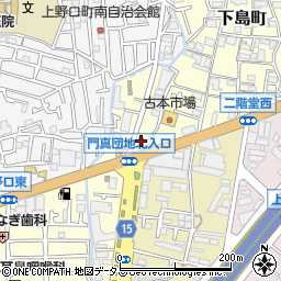 大阪府門真市下島町21-30周辺の地図