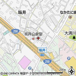 兵庫県加古川市野口町坂井290周辺の地図