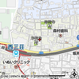 大阪府門真市元町20-27周辺の地図